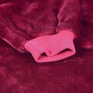 Manche resserrée sweat plaid rouge My Actiforme Manche resserrée sweat plaid rouge My Actiforme