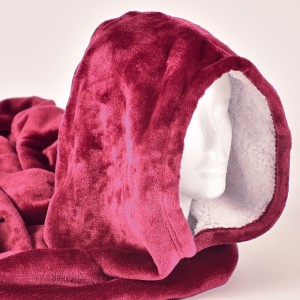 Sweat couverture chaud à capuche rouge Sweat couverture chaud à capuche rouge