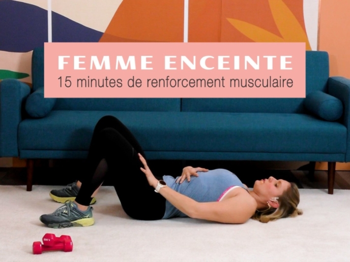Femme enceinte : 15 minutes de renforcement musculaire